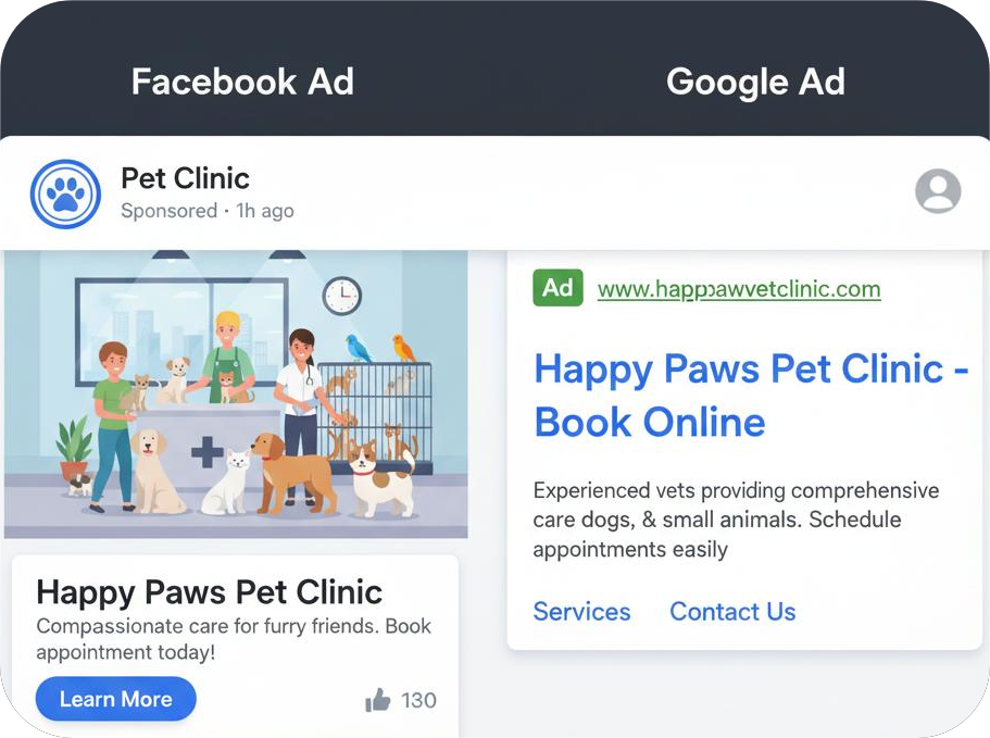 Lead generation for pet clinics